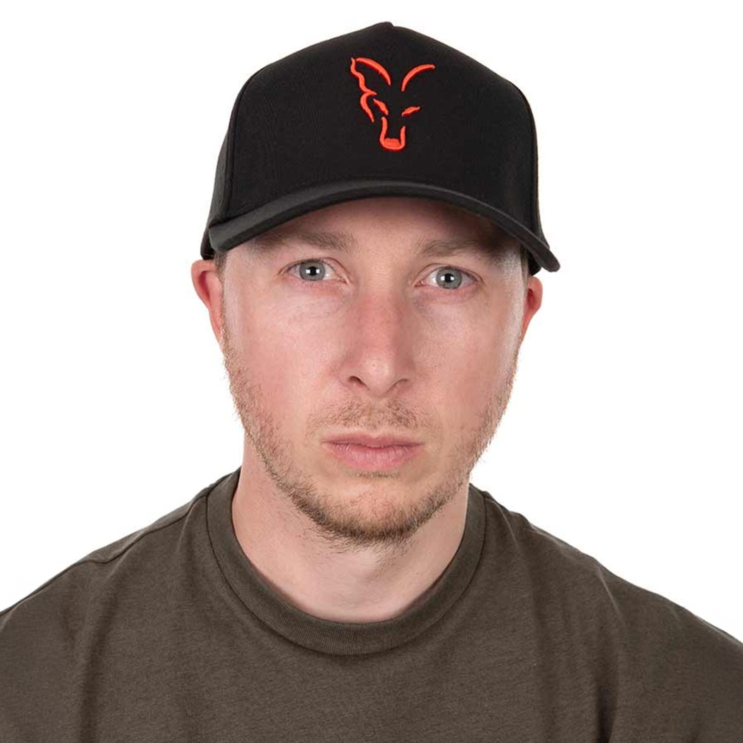 Fox Collection Baseball Cap - Black/Orange