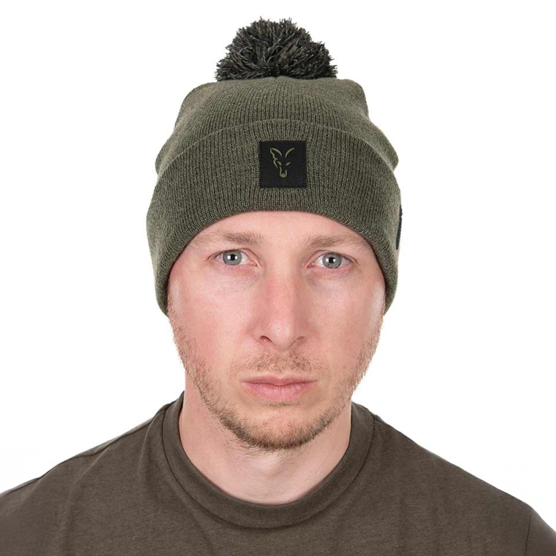 Fox Collection Booble Hat - Green/Black