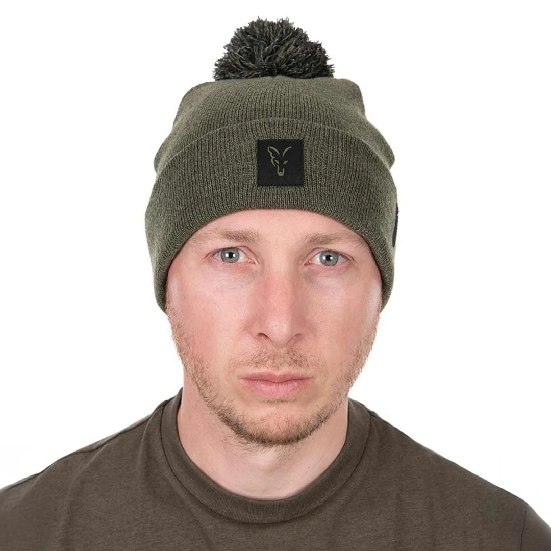 Fox Collection Booble Hat - Green/Black