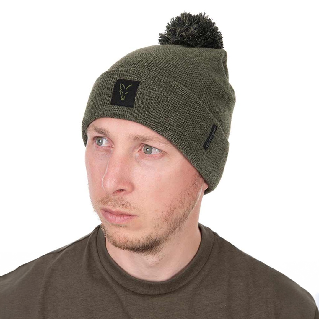 Fox Collection Booble Hat - Green/Black