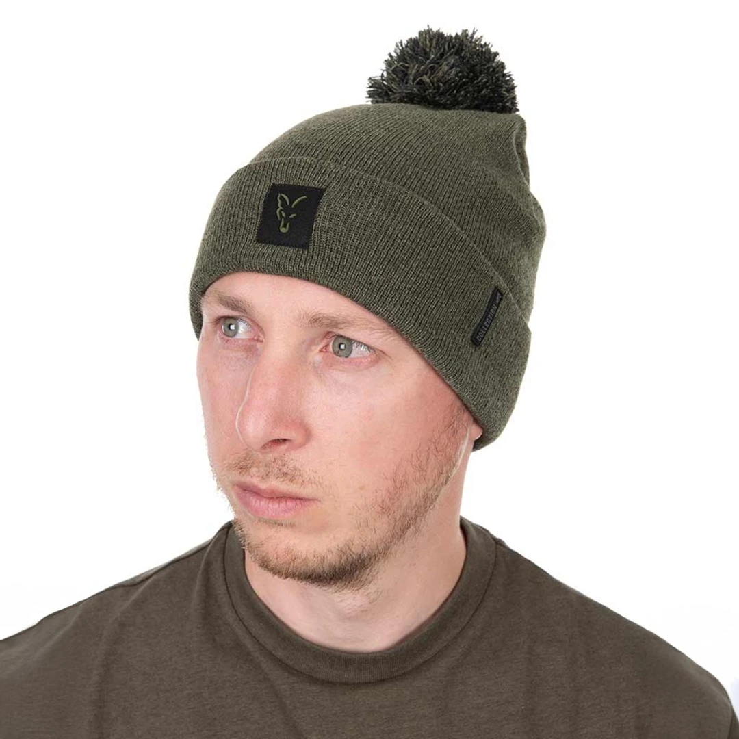Fox Collection Booble Hat - Green/Black