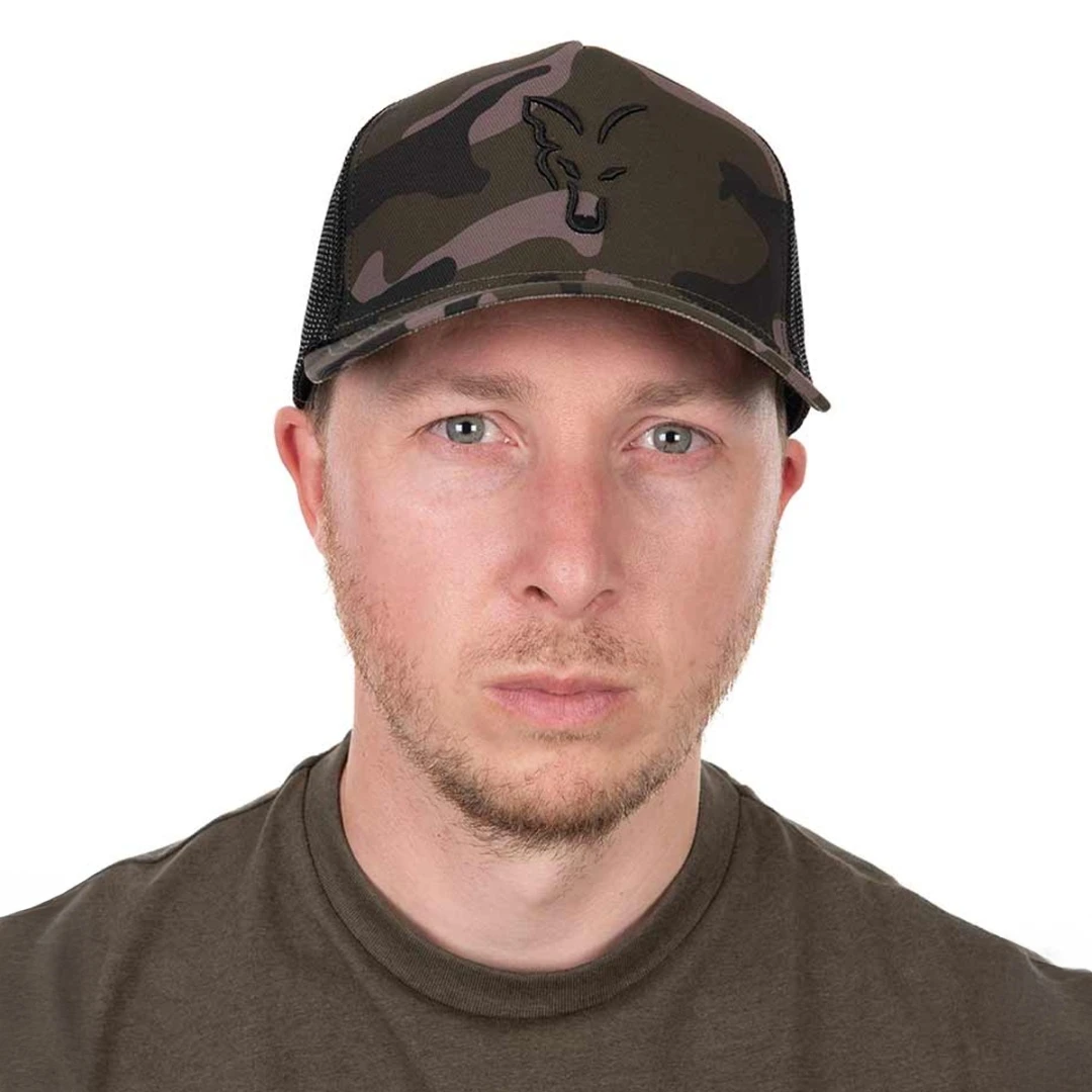 Fox Black CAMO Trucker Cap