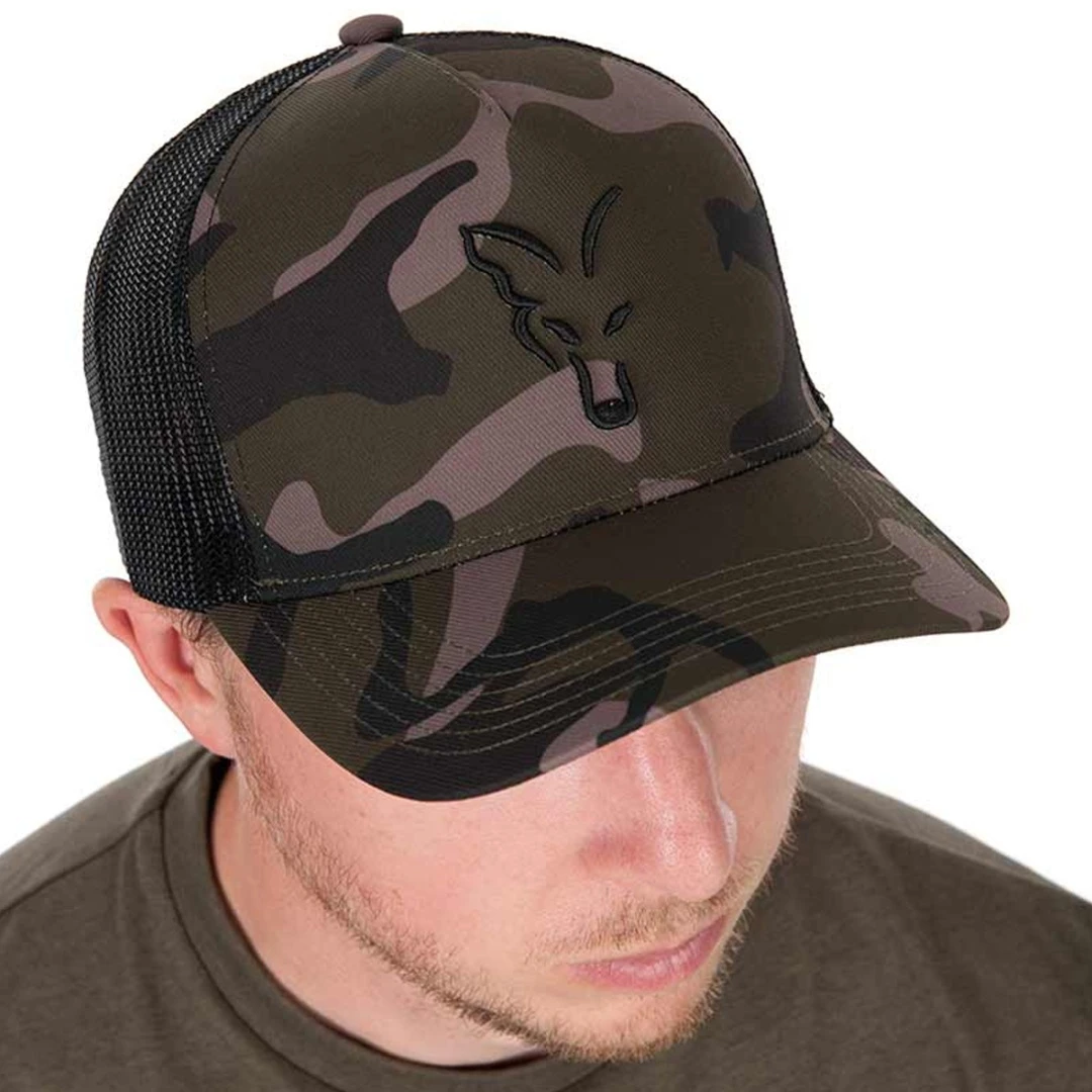 Fox Black CAMO Trucker Cap