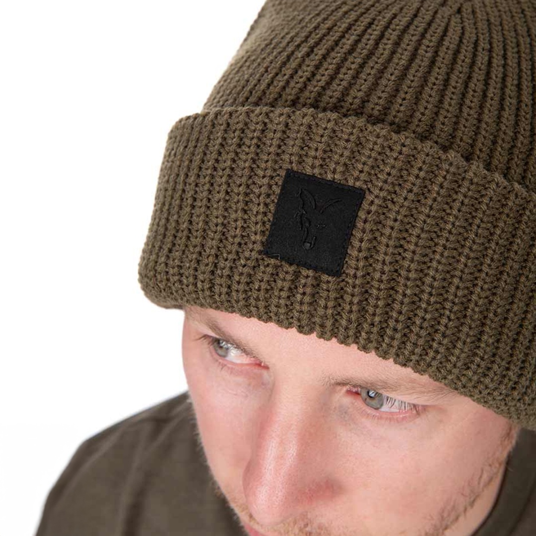 Fox Olive Merino Blend Beanie
