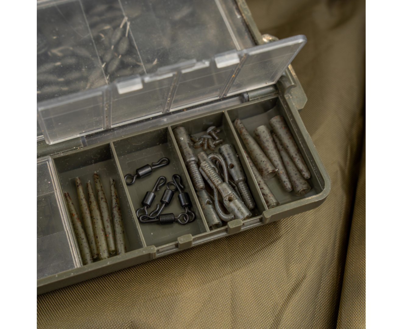 Avid Carp Outline Flecktone Pinned QC Lead Clips Kit