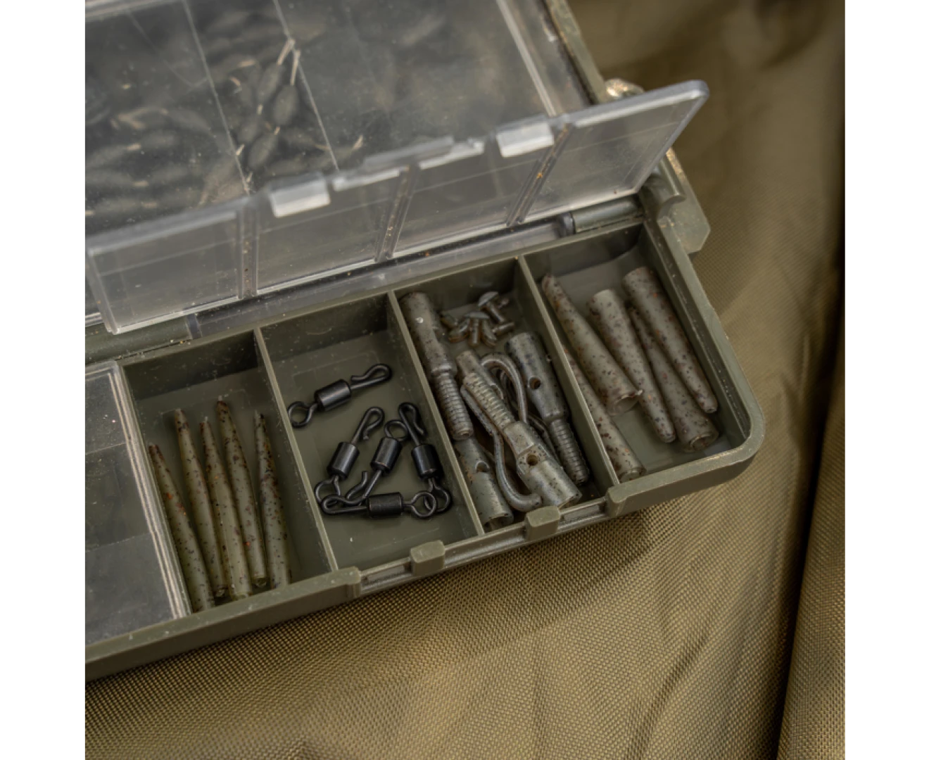 Avid Carp Outline Flecktone Pinned QC Lead Clips Kit