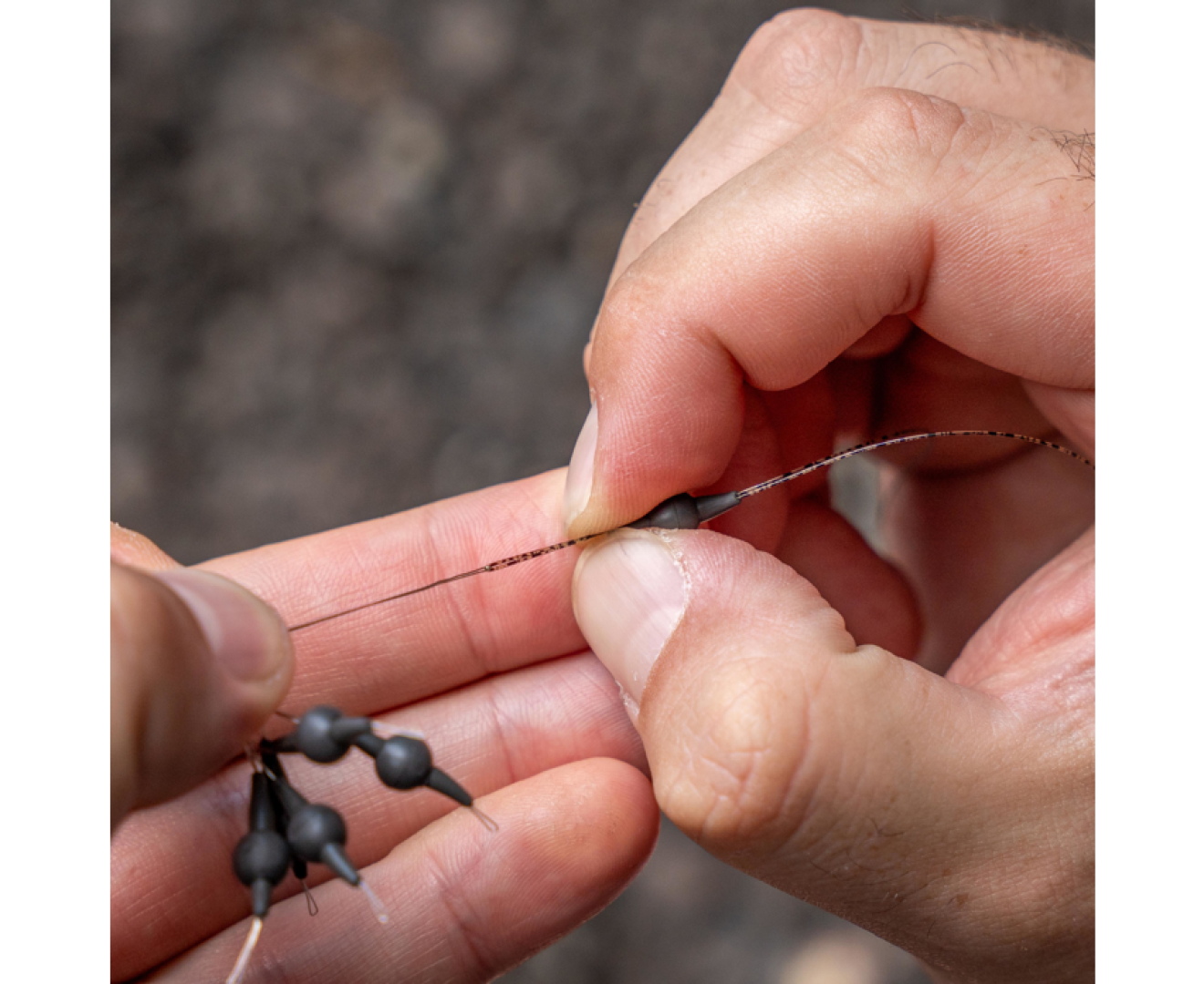Avid Carp Outline Tungsten Naked Heli Beads