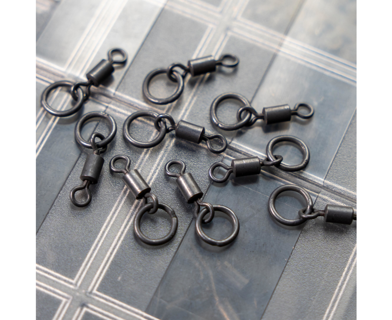 Avid Carp Outline Ring Swivels - mărimea 11