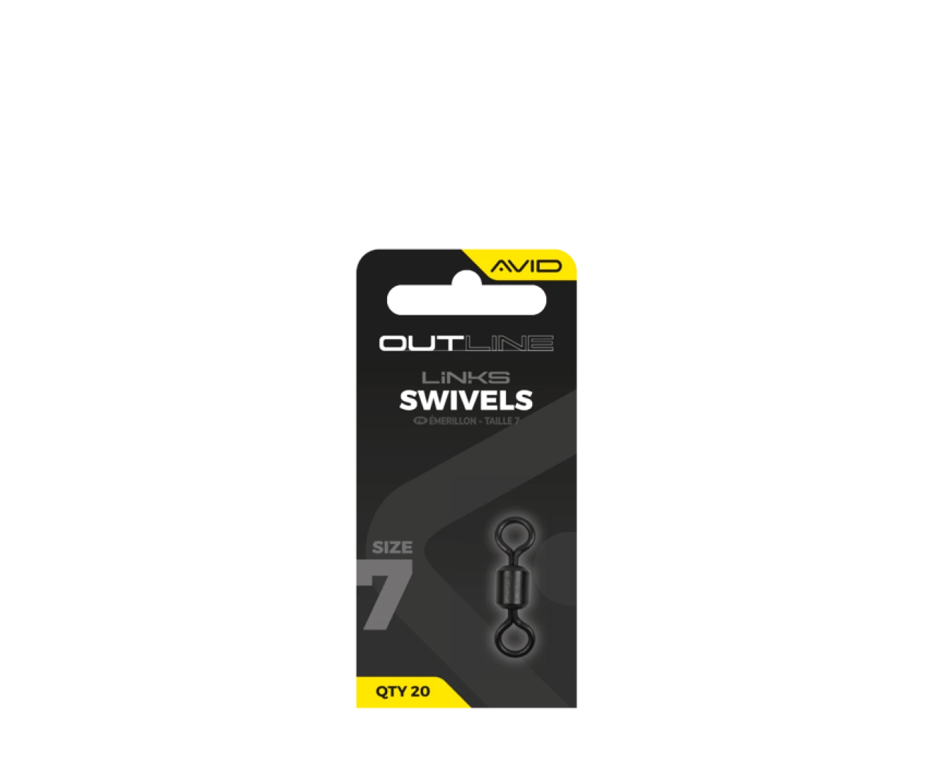 Avid Carp Outline Swivels - mărimea 7