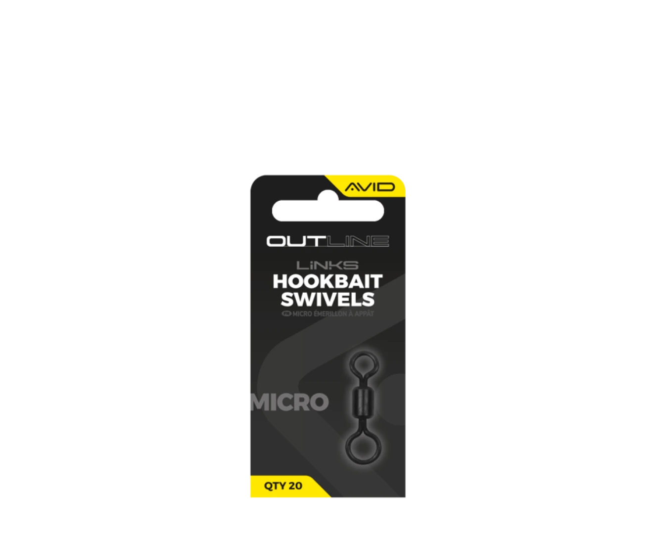 Avid Carp Outline Hookbait Swivels - Micro