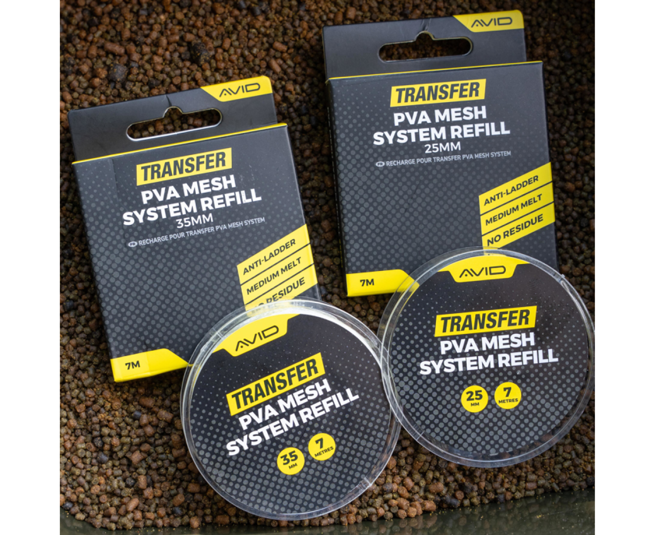 Avid Carp Transfer PVA Mesh System Refill 25mm / 7m