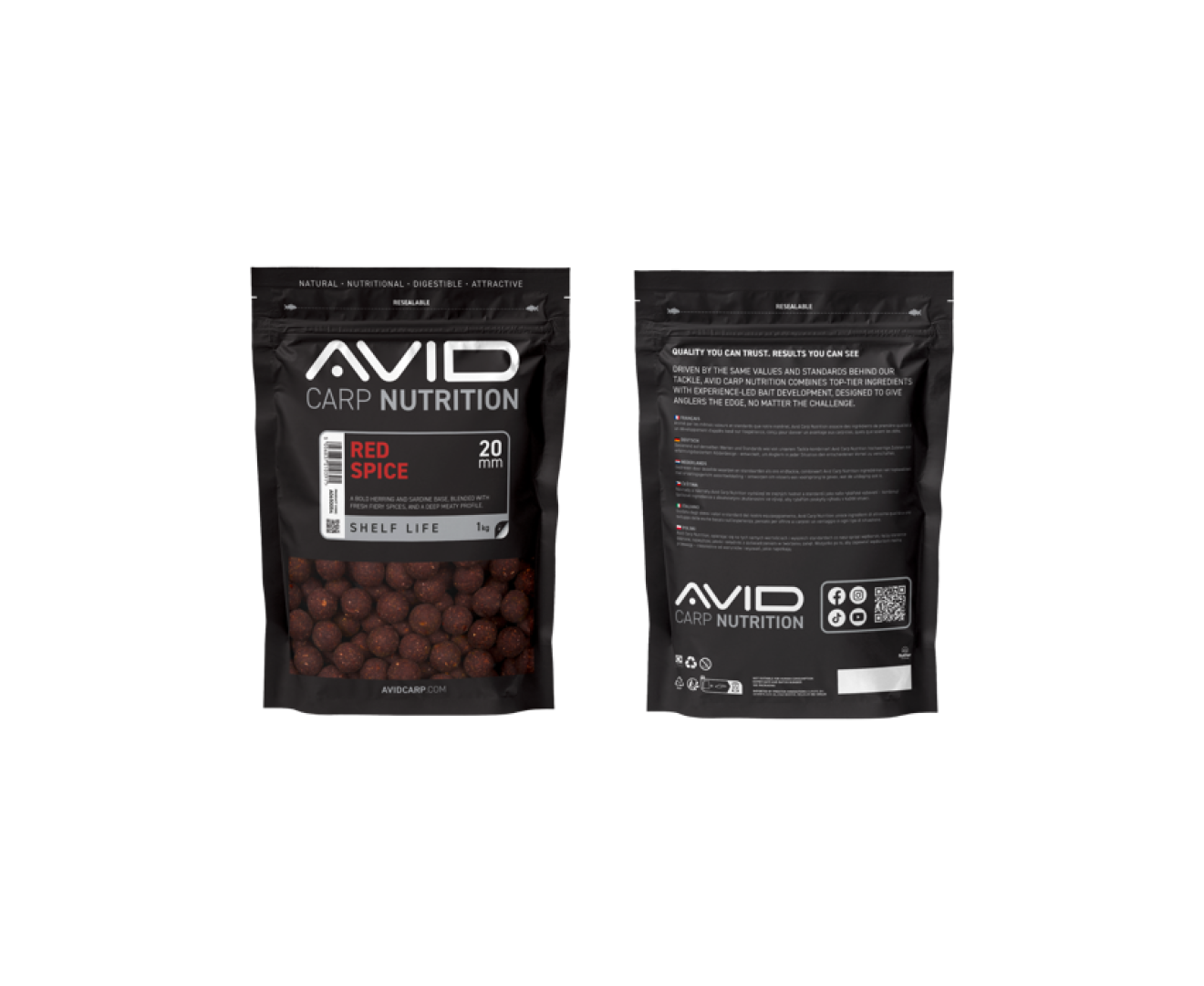 Avid Carp Red Spice Boilies