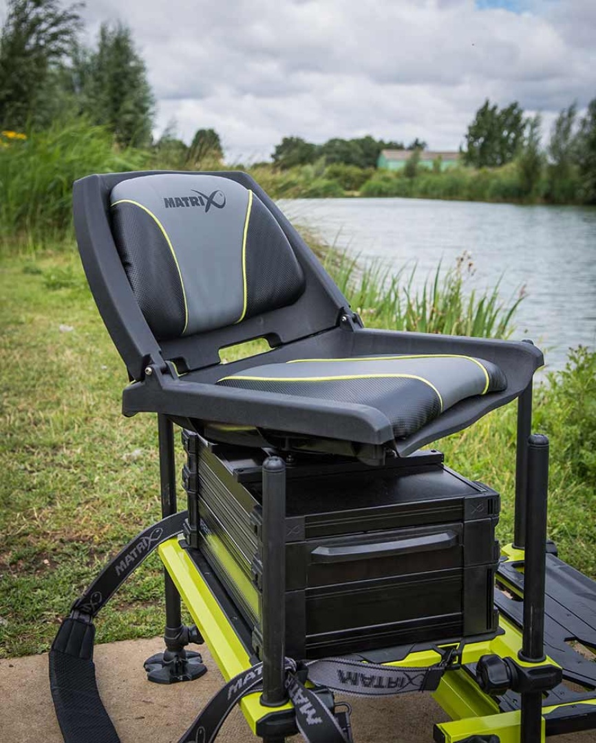 Matrix F25 PRO Swivel Seatbox - Lime Edition