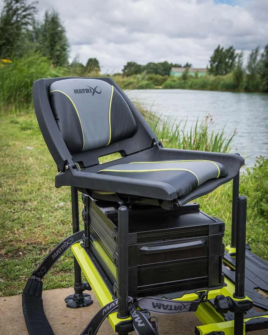 Matrix F25 PRO Swivel Seatbox - Lime Edition