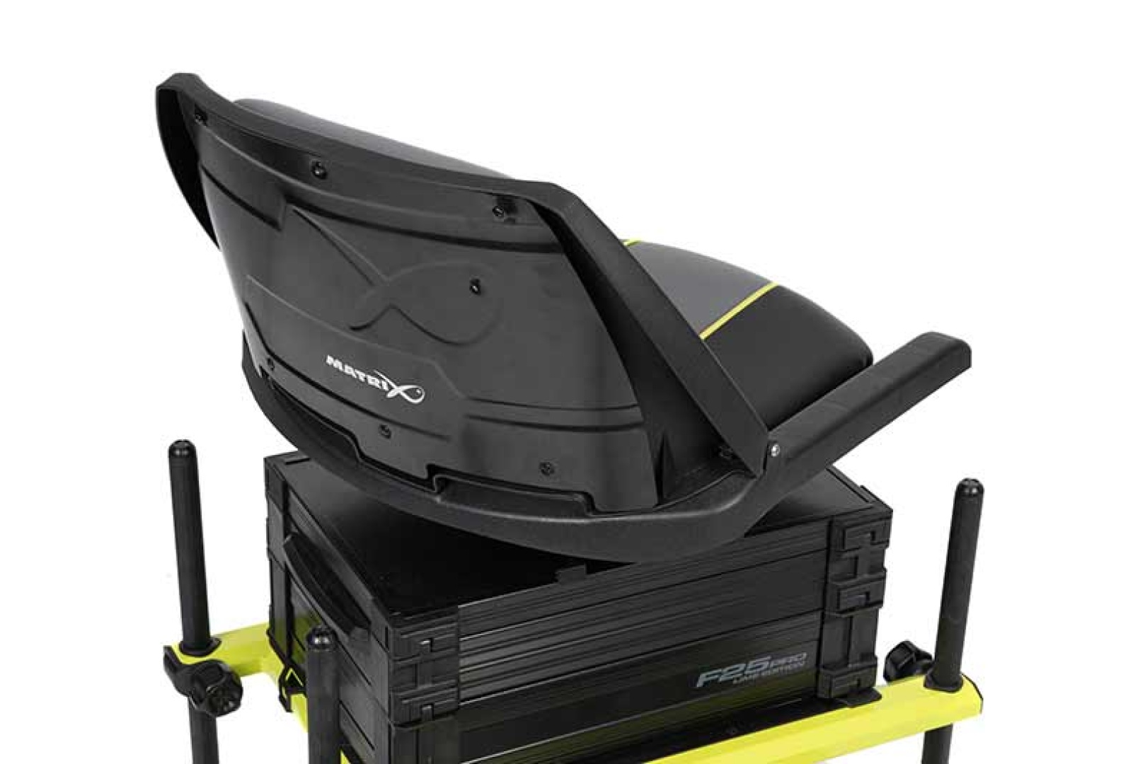 Matrix F25 PRO Swivel Seatbox - Lime Edition