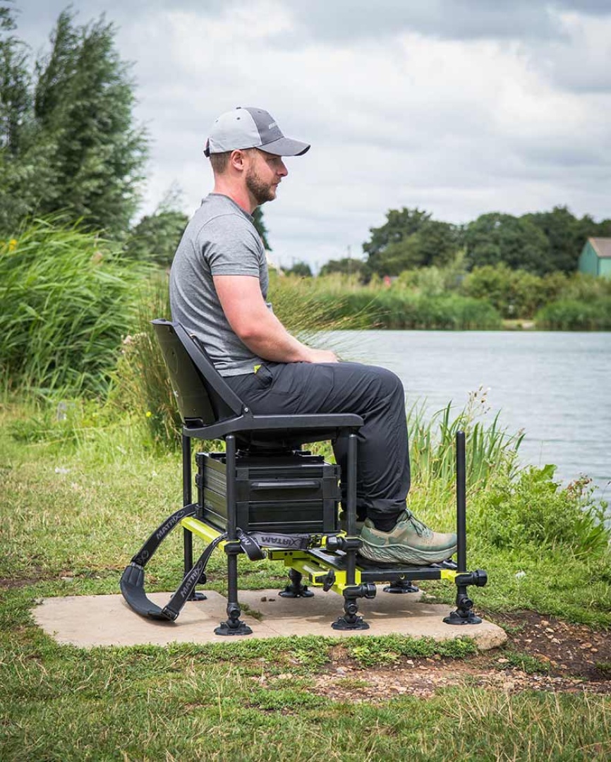 Matrix F25 PRO Swivel Seatbox - Lime Edition