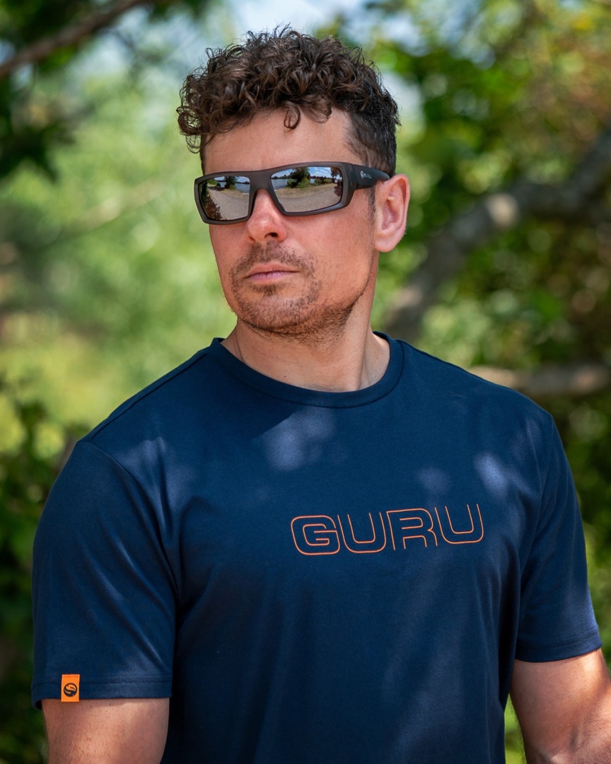 GURU Glitch T-Shirt - Navy