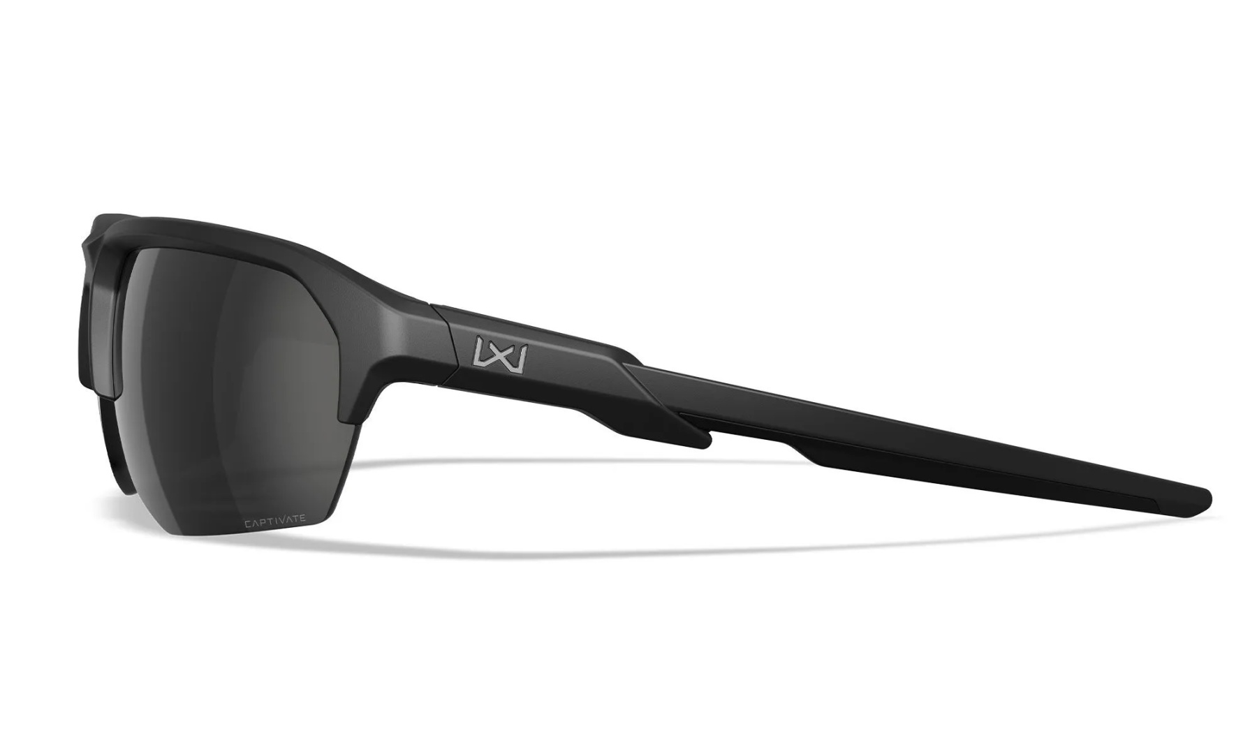 WileyX JAKL Captivate Polarized Black Mirror Matte Black Frame