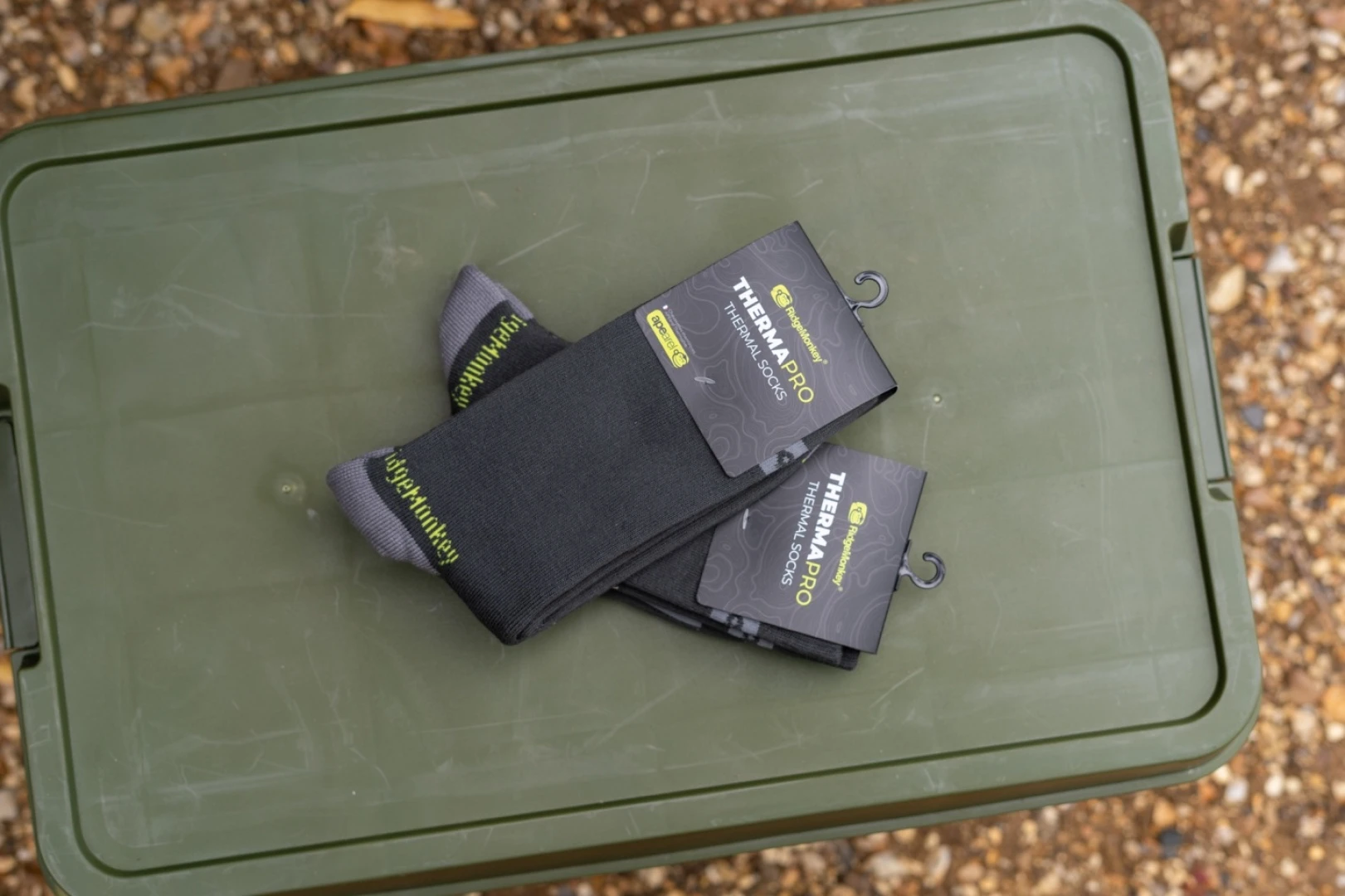 RidgeMonkey APEarel ThermaPro Thermal Socks Green