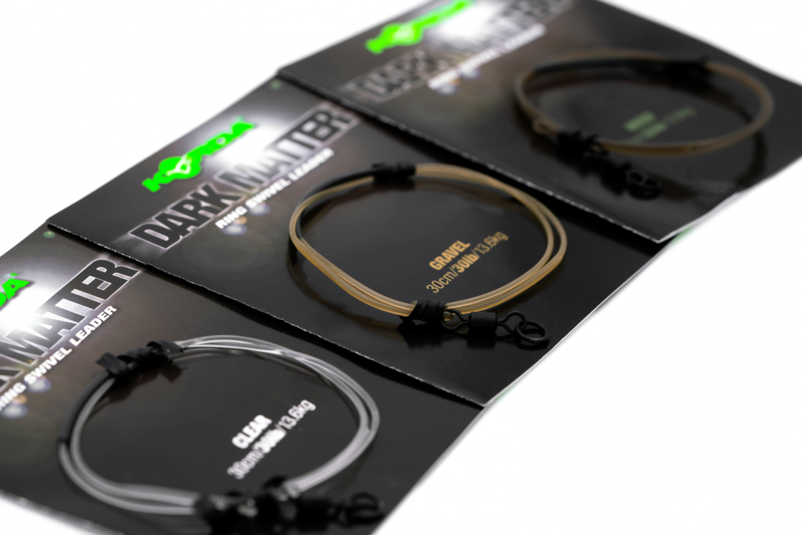 Korda Dark Matter Leader Ring Swivel 30lb (30cm)