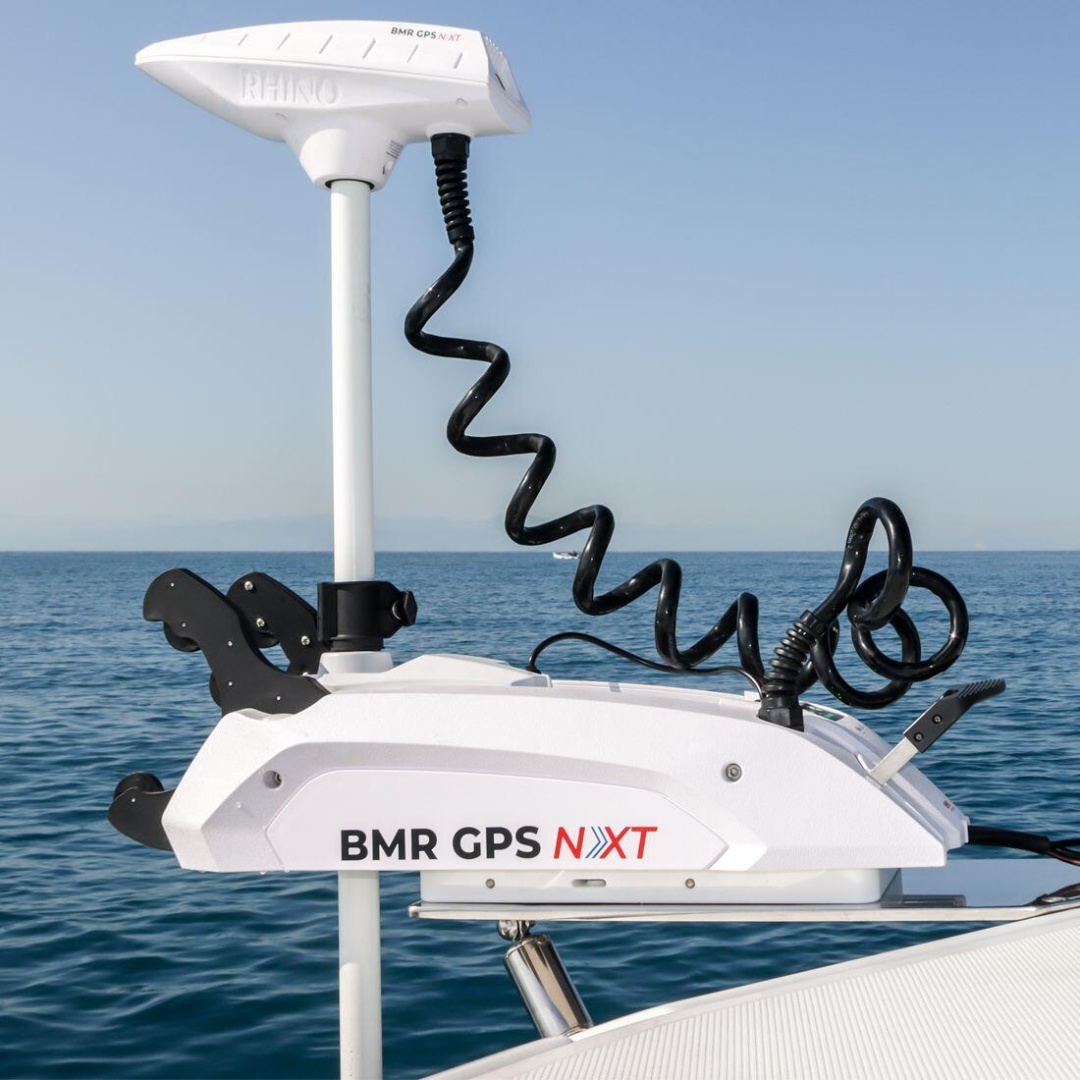 Rhino BMR NXT 65 Longshaft 12V Electric Outboard Motor White