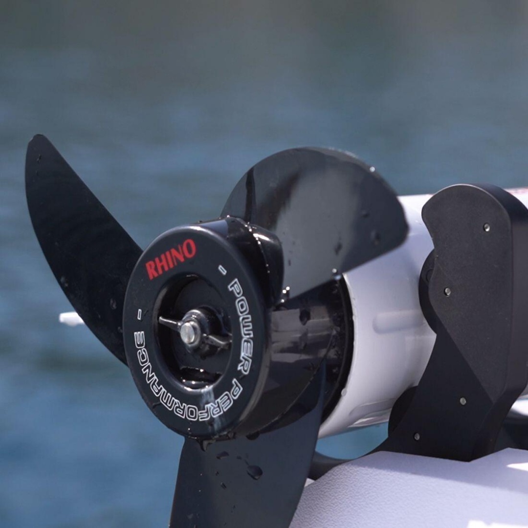 Rhino BMR NXT 65 Longshaft 12V Electric Outboard Motor White