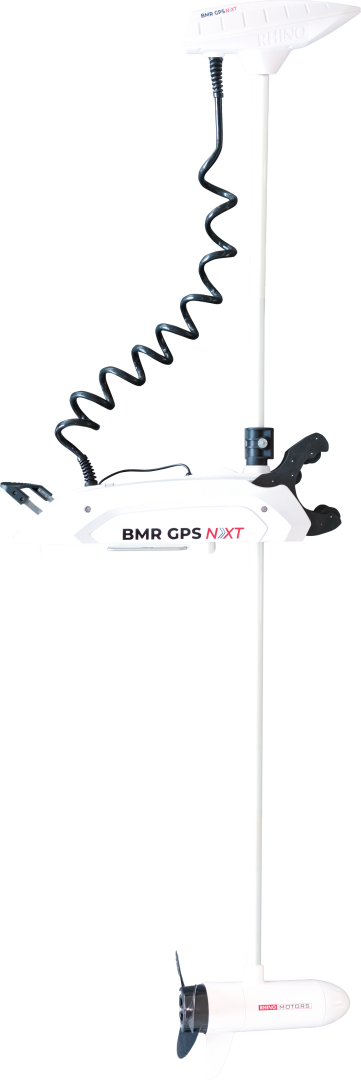 Rhino BMR NXT 65 Longshaft 12V Electric Outboard Motor White