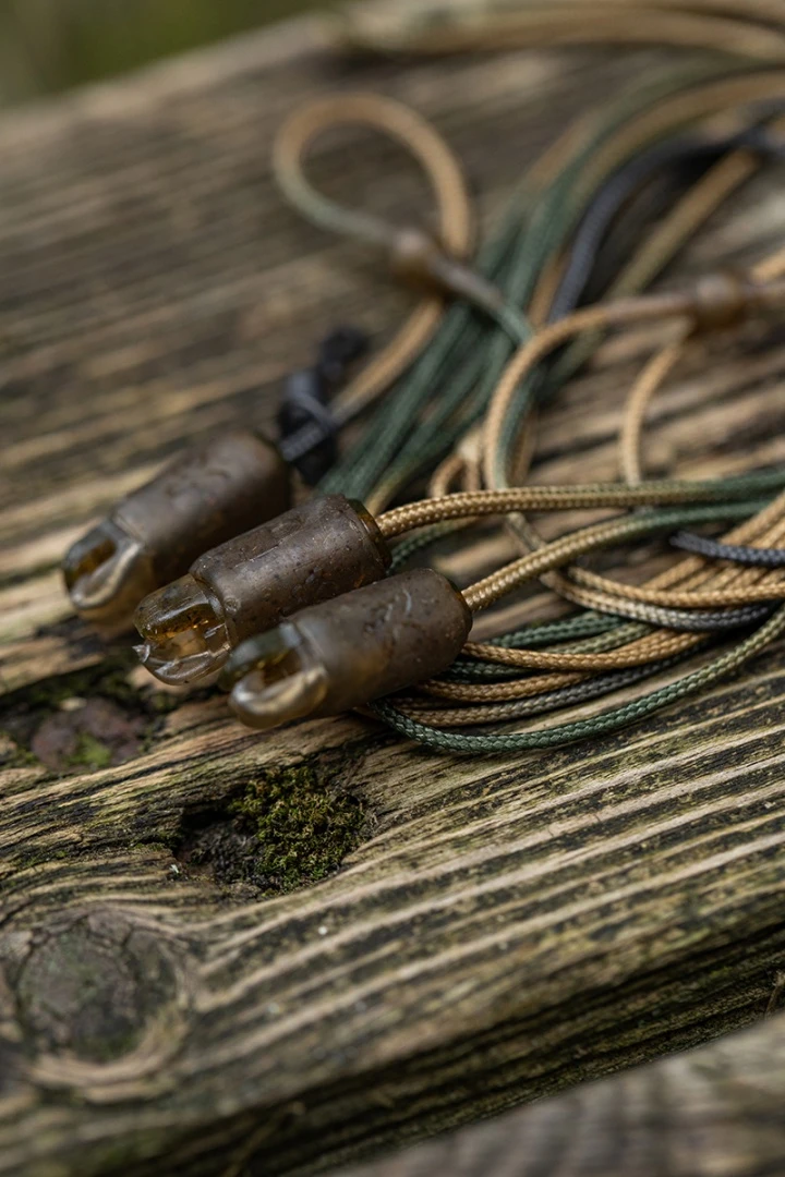 Fox CAMO Heli-Clip Rigs 50lb Leadcore