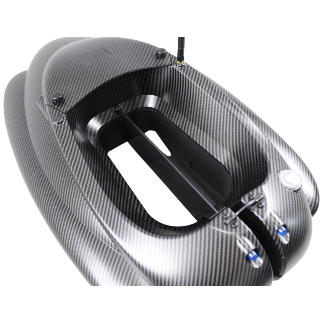 Viking Boat RS Mini PRO Carbon - (Echosonda All in One w Pilocie + Rozrzutnik Zanęty)