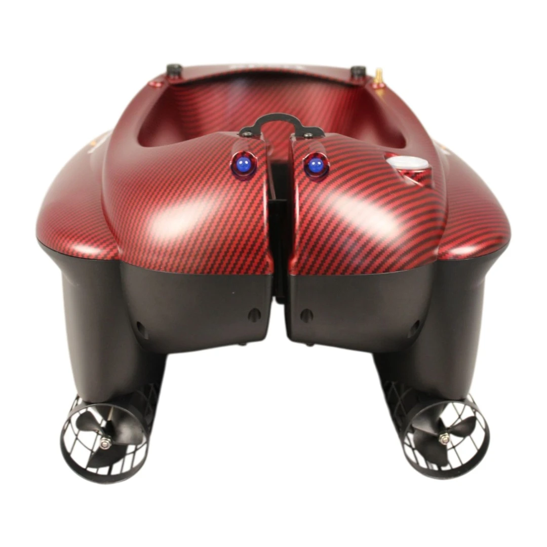 Viking Boat RS Mini PRO Carbon Red - (Ecoscandaglio All in One nel Telecomando + Spargitore di Pastura)