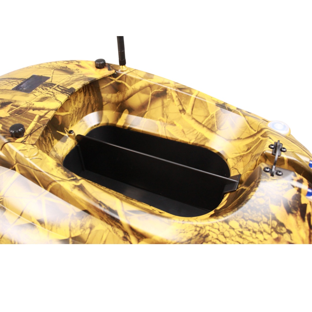 Viking Boat RS Mini PRO CAMO - (Echosonda All in One w Pilocie + Rozrzutnik Zanęty)