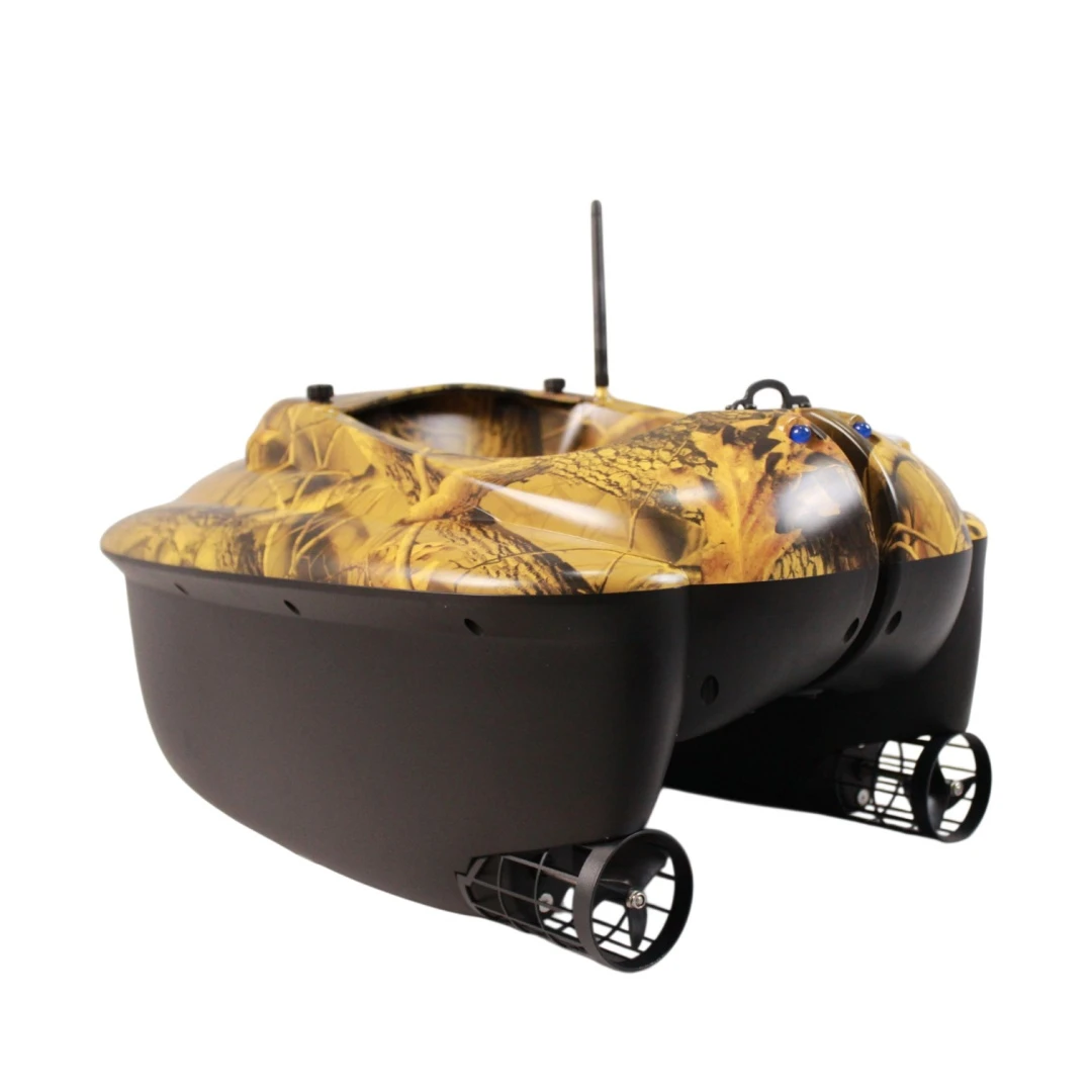 Viking Boat RS Mini PRO CAMO - (Echosonda All in One w Pilocie + Rozrzutnik Zanęty)
