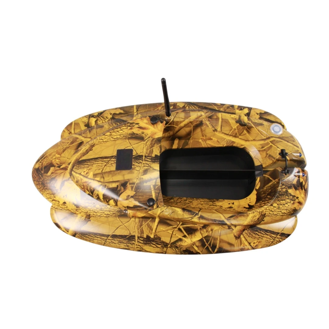 Viking Boat RS Mini PRO CAMO - (Echosonda All in One w Pilocie + Rozrzutnik Zanęty)