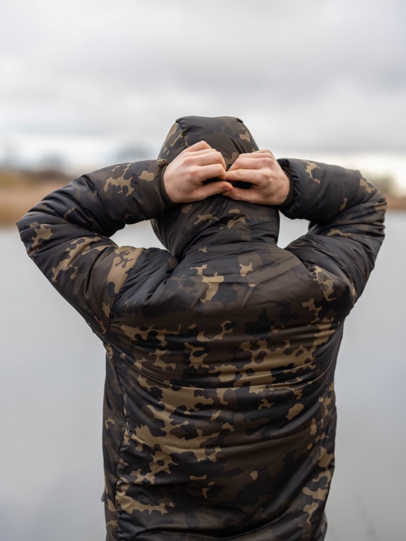 Korda Insulated Hooded Jacket - Dark Kamo