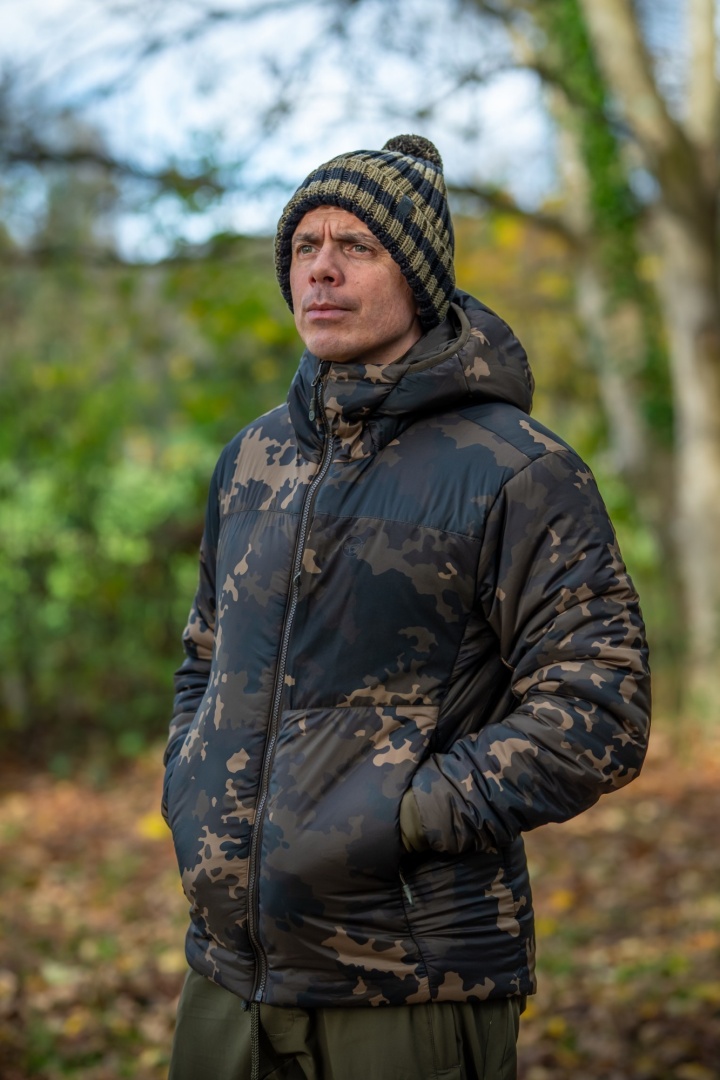 Korda Insulated Hooded Jacket - Dark Kamo
