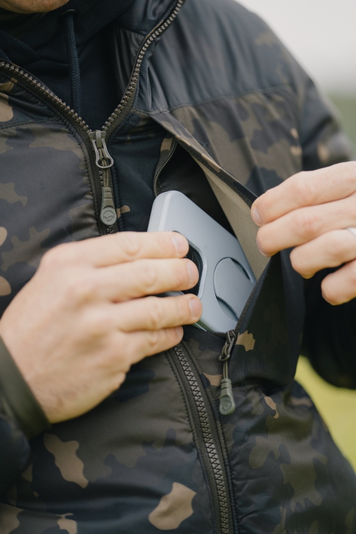 Korda Insulated Hooded Jacket - Dark Kamo