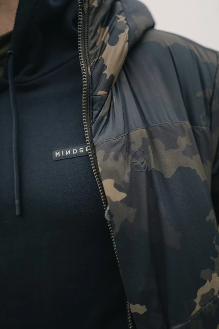 Korda Insulated Hooded Jacket - Dark Kamo