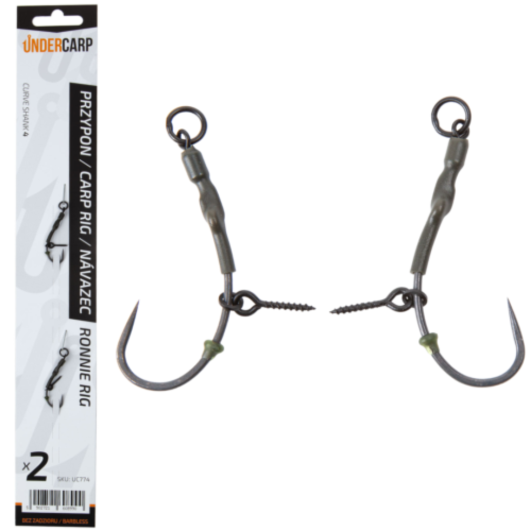 UnderCarp Ronnie Rig - Поводок карповий безборідковий