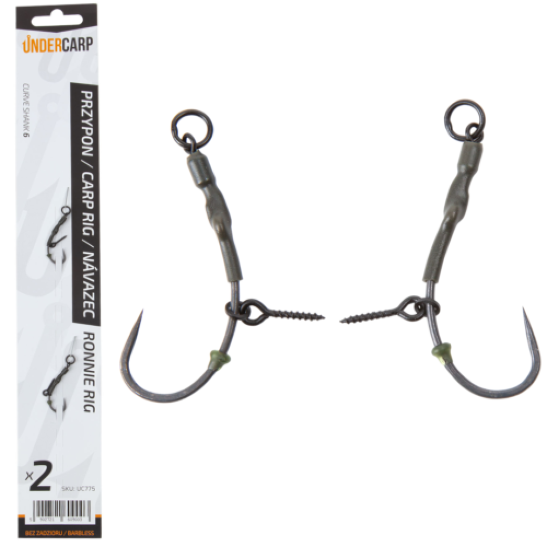 UnderCarp Ronnie Rig - Поводок карповий безборідковий