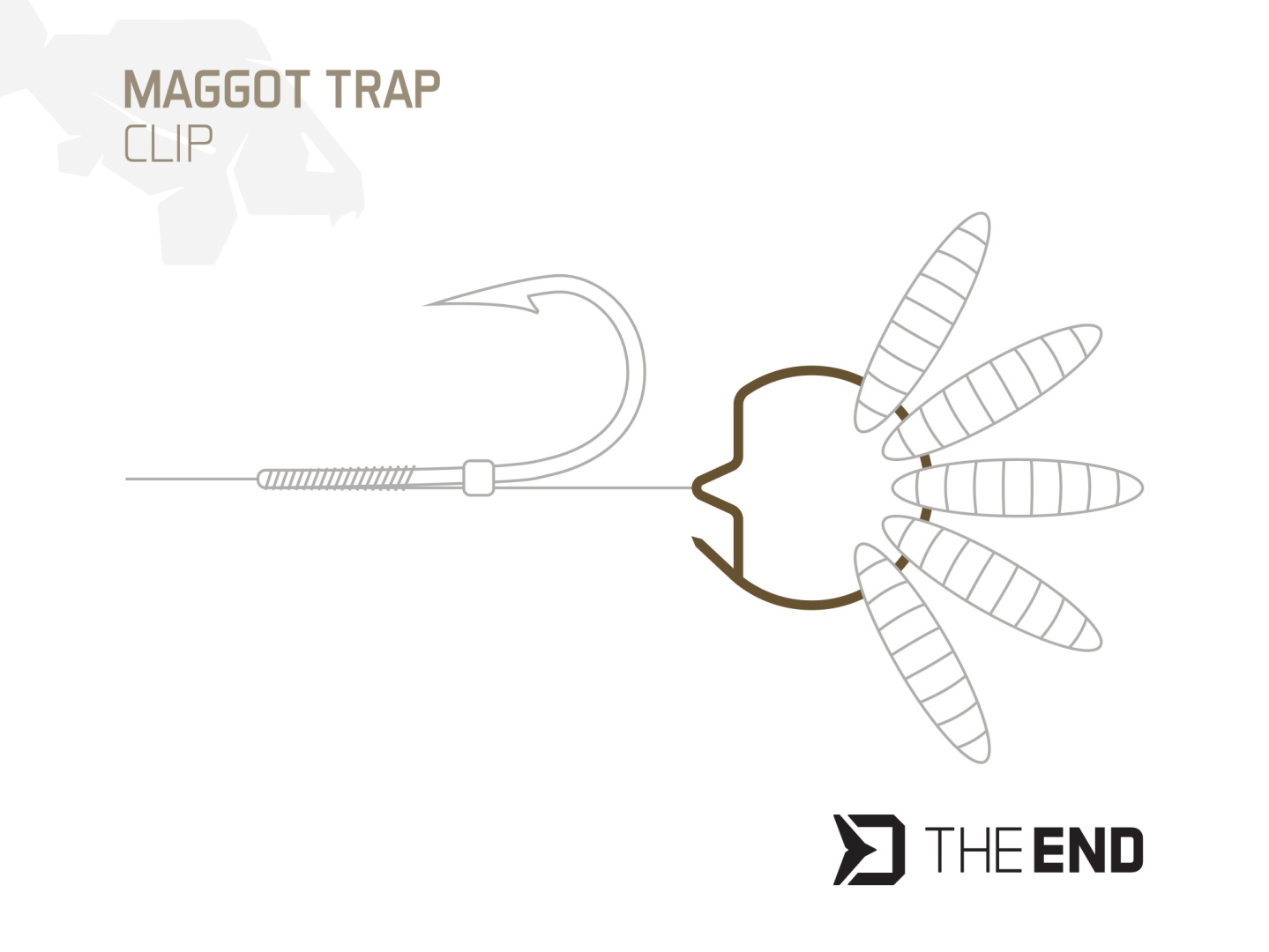 Delphin THE END Maggot Trap Clip - (dimensiune M)