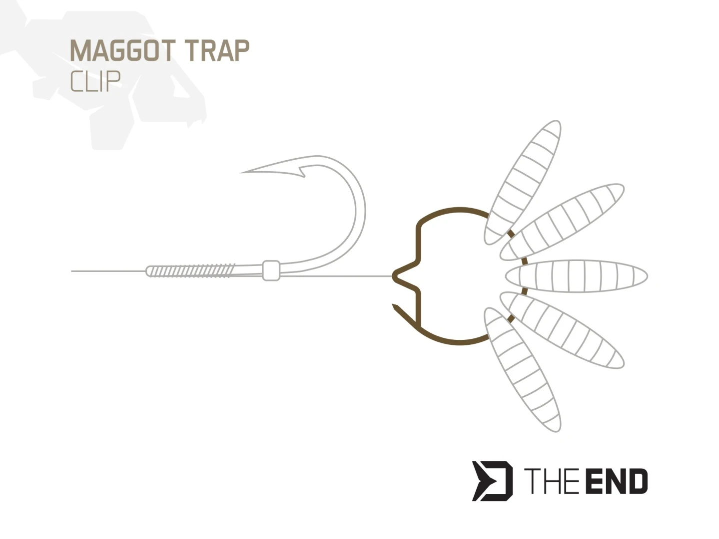 Delphin THE END Maggot Trap Clip - (dimensiune M)