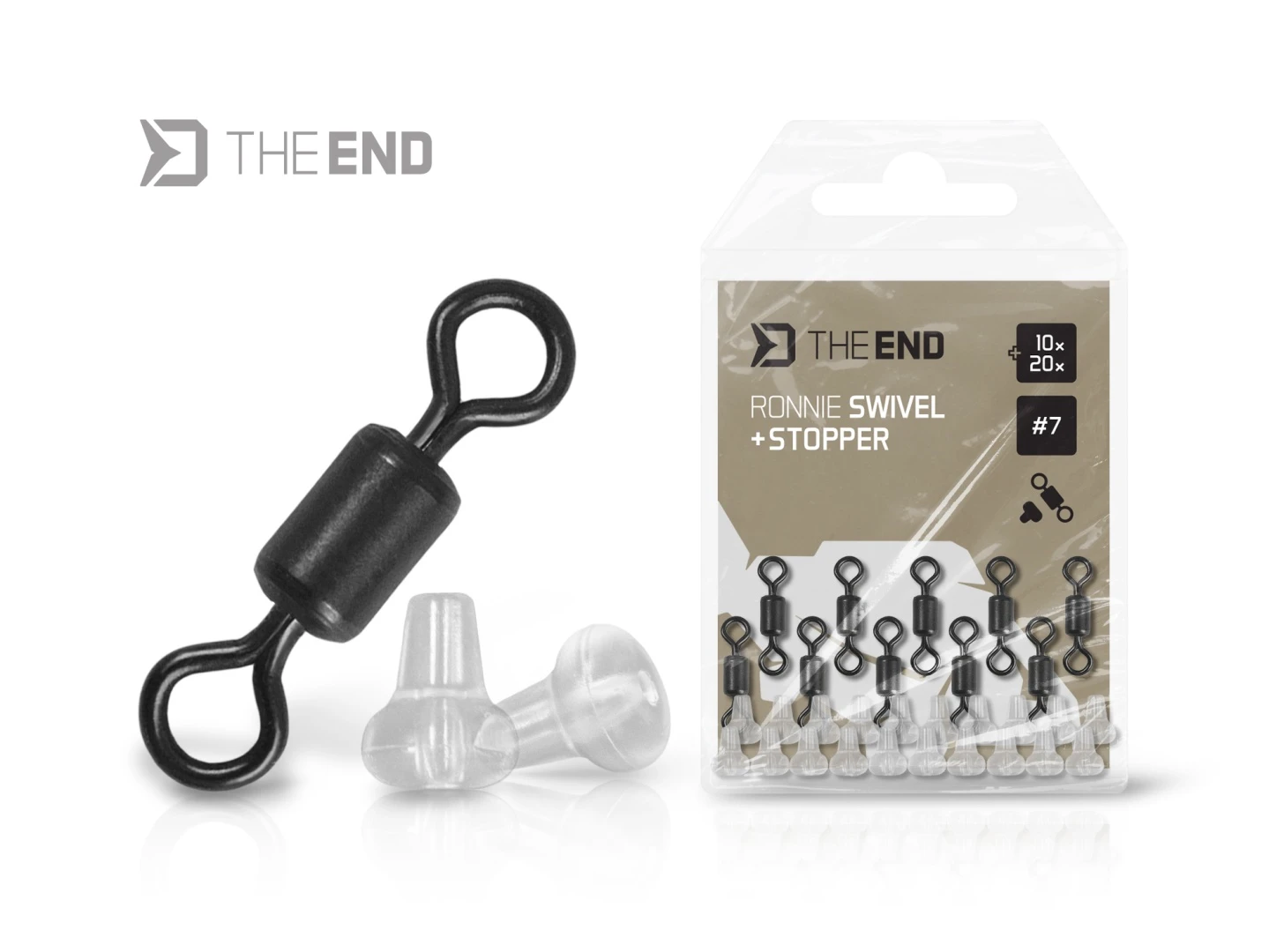 Delphin THE END Ronnie Swivel + Stopper - (mărimea 7)