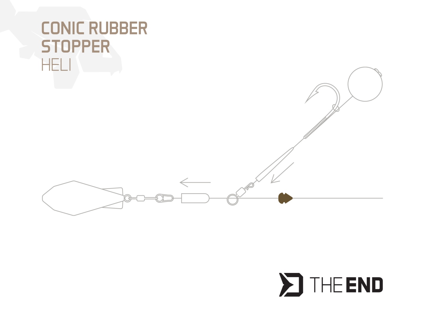 Delphin THE END Conic Rubber Stopper Heli 