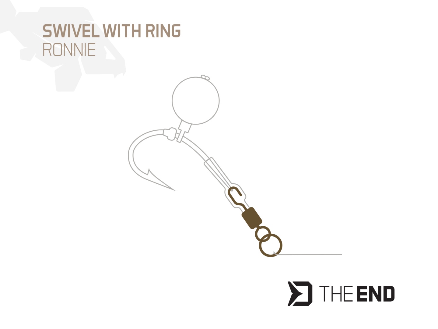 Delphin THE END Swivel With Ring Ronnie 
