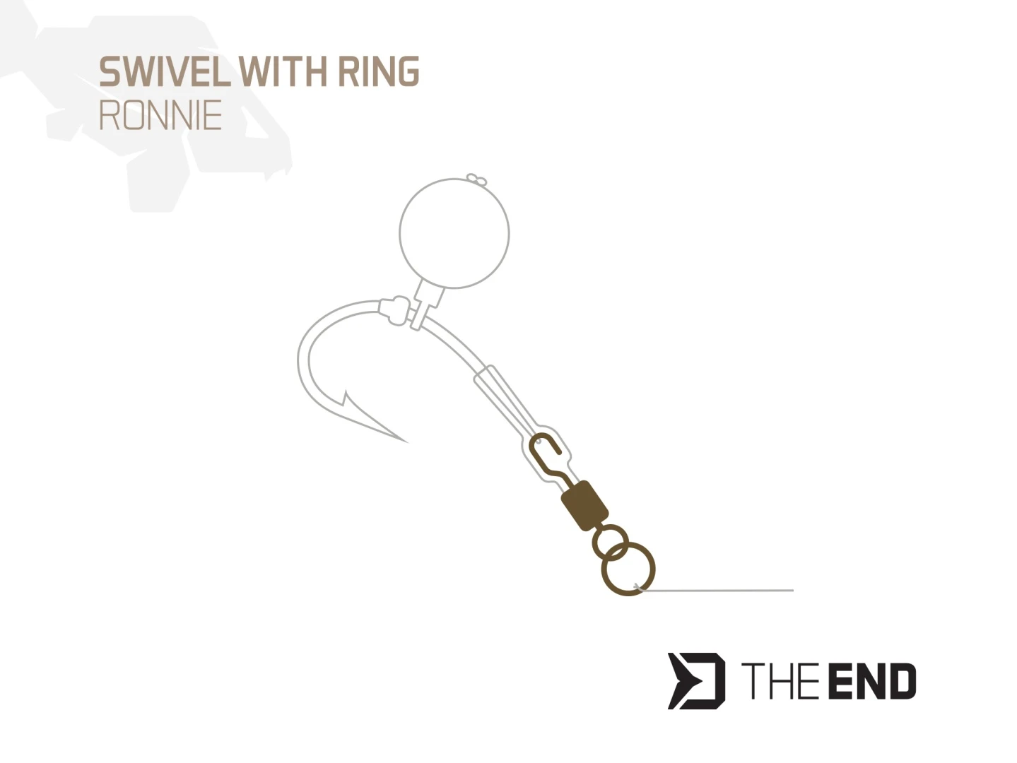 Delphin THE END Swivel With Ring Ronnie