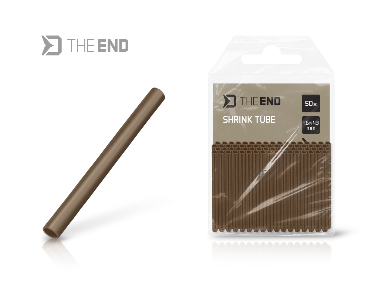 Delphin THE END Shrink Tube Brown 