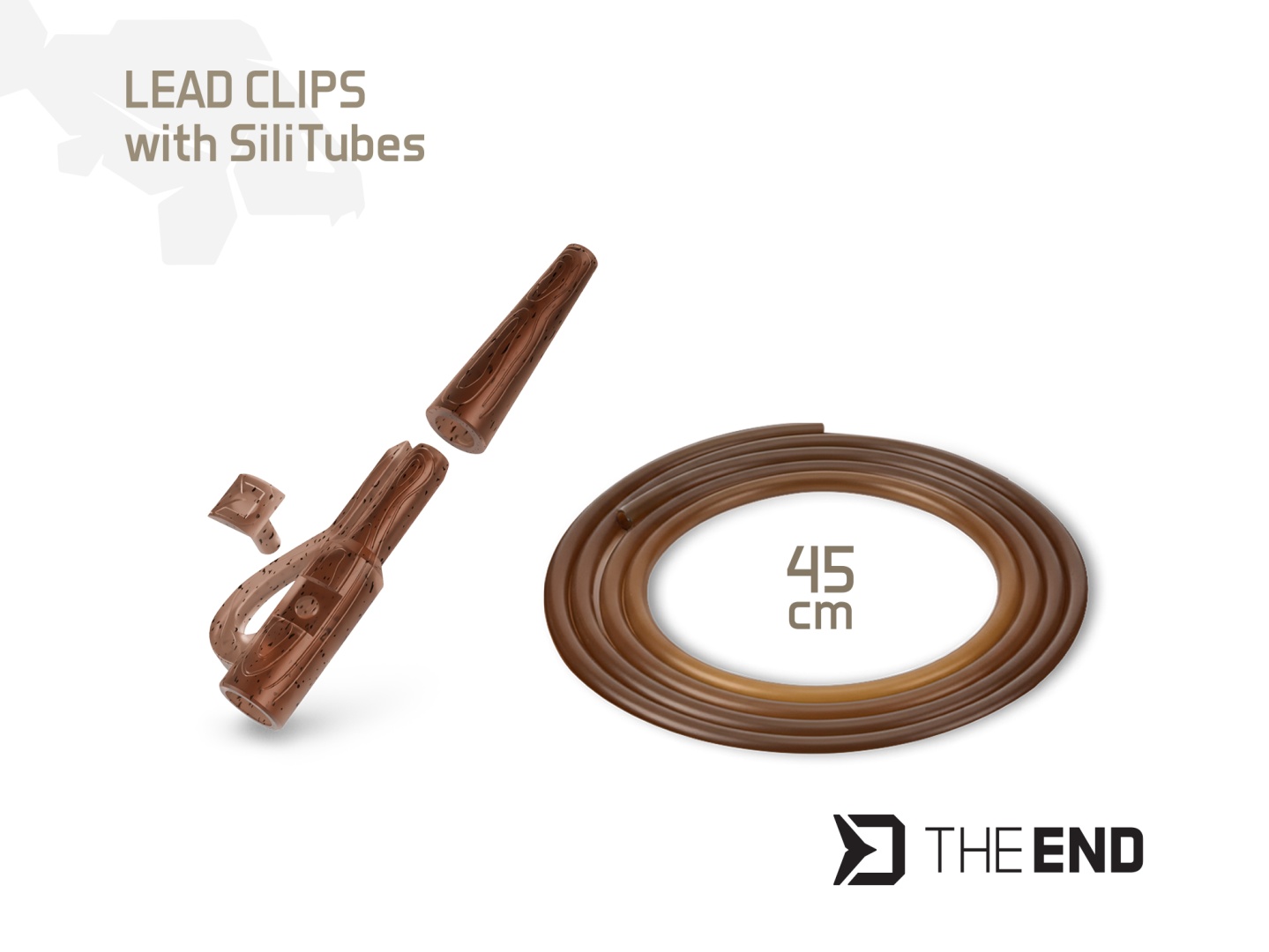 Delphin THE END Lead Clips with Sili Tubes 