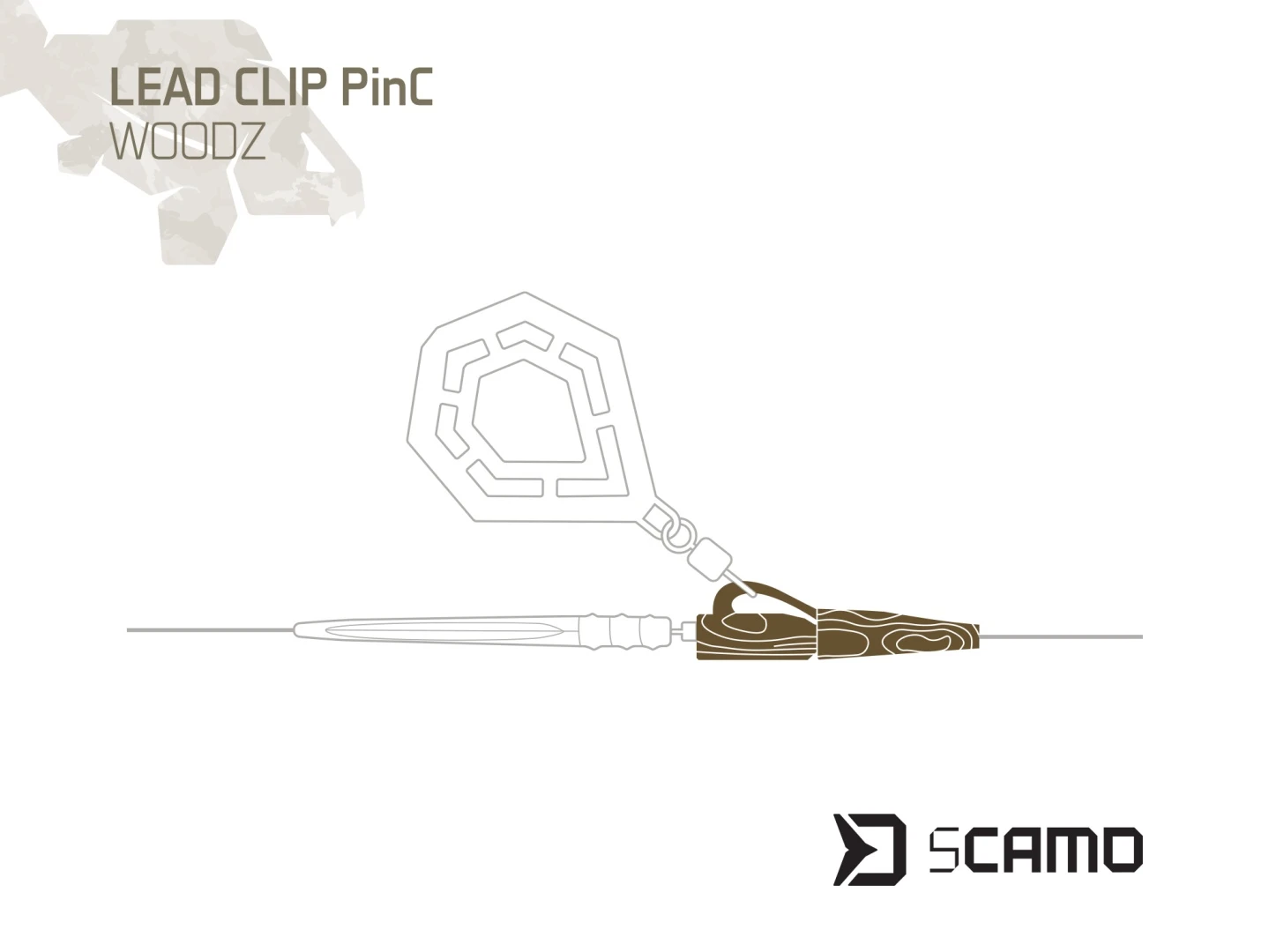 Delphin sCAMO Lead Clip PinC Woodz