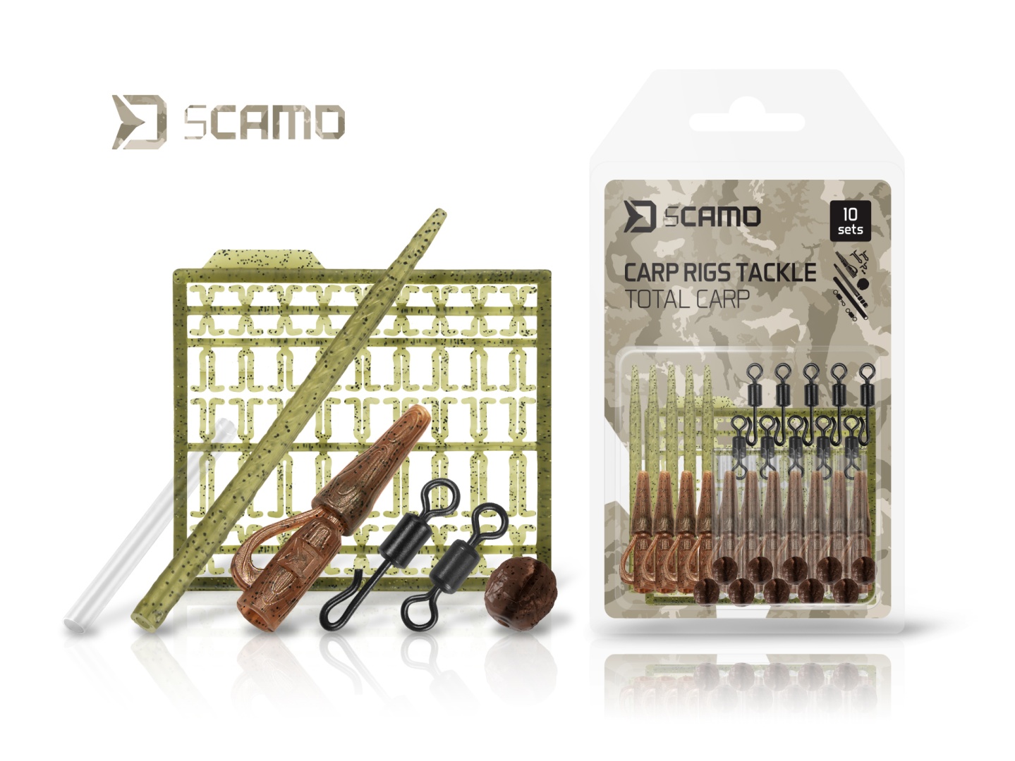 Delphin sCAMO Carp Rigs Tackle Total Carp