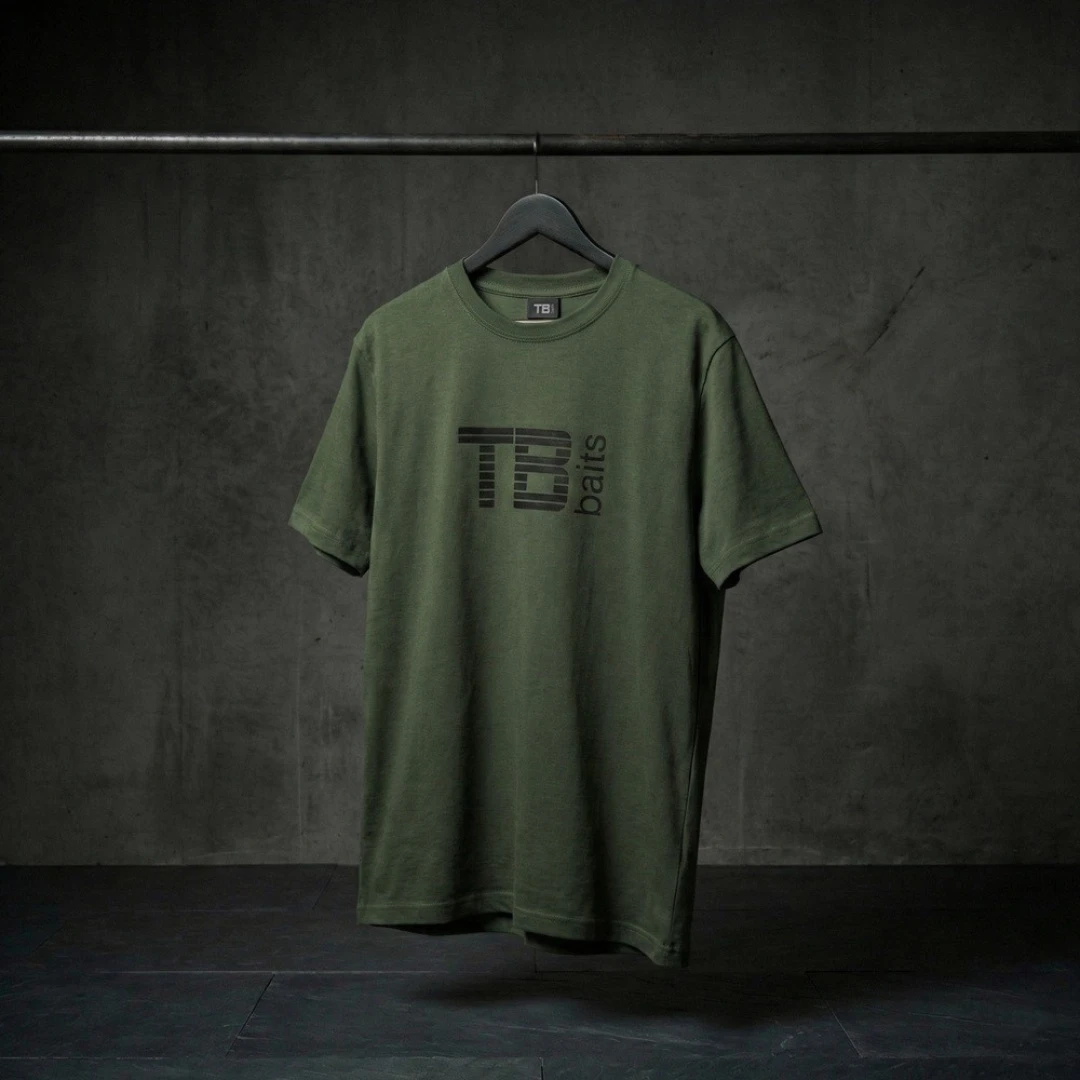 TB Baits T-Shirt Hidden Carp Green